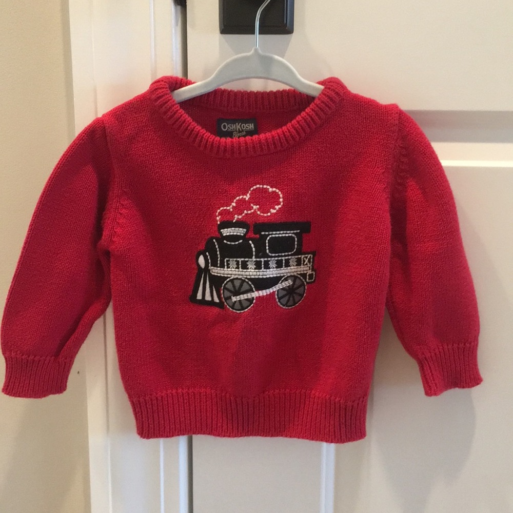 OshKosh B’Gosh Train Sweater, 18 months